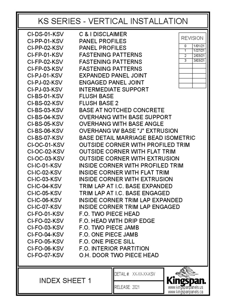 KS Series Vertical Installation Guide | PDF | Rivet | Door