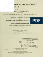 Senate Select Comm on Intelligence MCB Testimony 1995