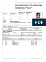 Examination Form (Main) - Session (2021) : Regular Student B.A (Hons.) Iind Year Subject: Economics