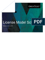 License Model Schedule: Effective As of 21 July 2016