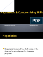 Negotiation & Compromising Skills Presentation