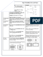 Definition of Terms Maths Y11 Probability Trees and Venns