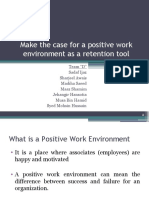 Make The Case For A Positive Work Environment As A Retention Tool