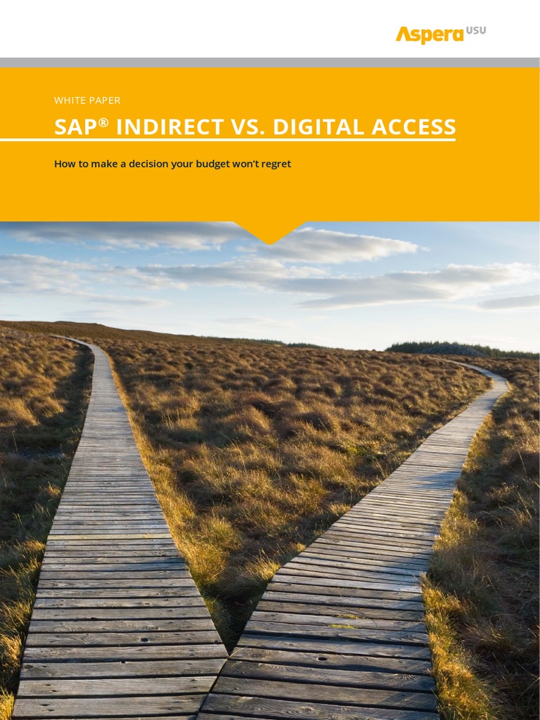 SAP Indirect vs. Digital Access: White Paper | PDF | Application ...