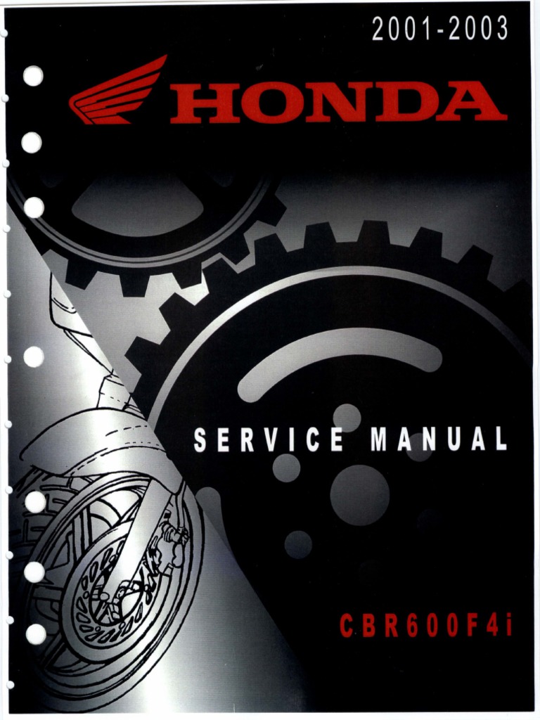 CBR600 F4i 01-03 Service Manual English | PDF