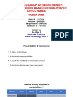 Oil Spill Cleanup by Micro Denier Polyester Fibers Based On Non-Woven Structures