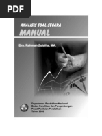 Download Analisis Soal Secara Manual by Suherman Hasan Basri SN56831386 doc pdf