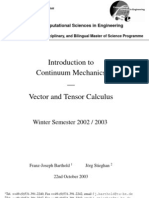 002-Introduction To Continuum Mechanics-Vector and Tensor Calculus F. Barthold J. Stieghan p278