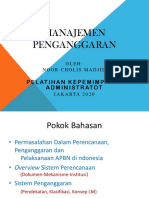 PKA - Agenda III - Manajemen Penganggaran