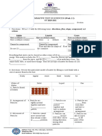 Summative Test in Science 8 (Week 1-2) SY 2020-2021 Name: - Section