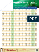 Imsakiyah 1443H PALEMBANG