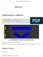 XFEM Analysis in ABAQUS