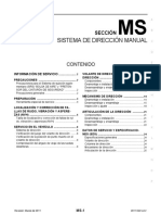 Sistema de Dirección Manual: Contenido