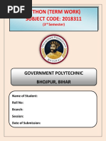 Python Term Work Mech 3rd Sem