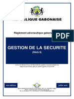 1 2016-07-05 Dec 014 Portant Adoption Du RAG 9 Relatif A La Gestion de La Securite 2