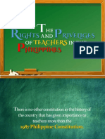 Rights and Privileges of A Teacher