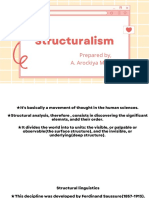 Structuralism: Prepared By, A. Arockiya Micheal