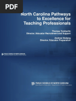 Proposal For Changing How North Carolina Teachers Are Licensed and Paid