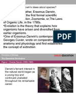 What Influenced Darwin's Ideas About Species?: Principles of Biology