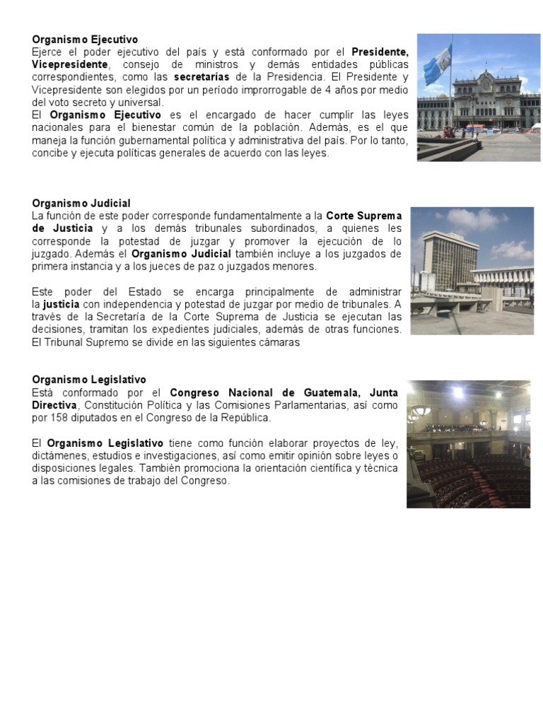 Los 3 Poderes Del Estado de