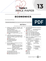 Sample Paper: Economics