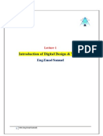 Introduction of Digital Design & VHDL: Eng - Emad Samuel