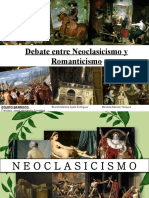 Debata Entre Neoclasicismo y Romanticismo