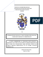 Informações de Segurança Versus Informações Policiais - Maj Adriano Fortes