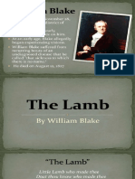 Lesson-13 the Lamb by William Blake