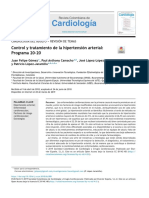 Control y Tratamiento de La Hipertensión Arterial