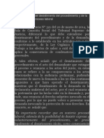 Consecuencias Del Desistimiento Del Procedimiento y de La Demanda en El Proceso Laboral