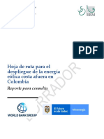 VF. Español Hoja de Ruta para El Despliegue de La Energía Eólica Costa Afuera en Colombia