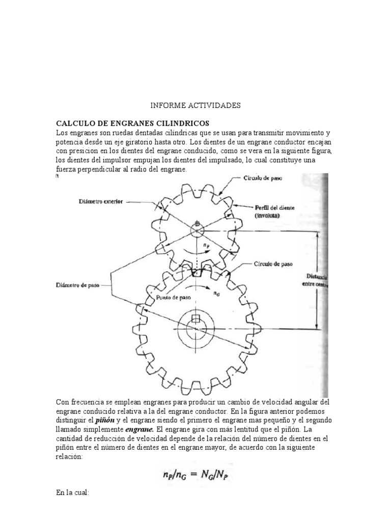 CALCULO Y DIBUJO DE ENGRANES