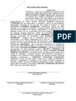 Declaración Jurada Corredor de Seguros