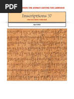 Inscriptions 37 April 2022