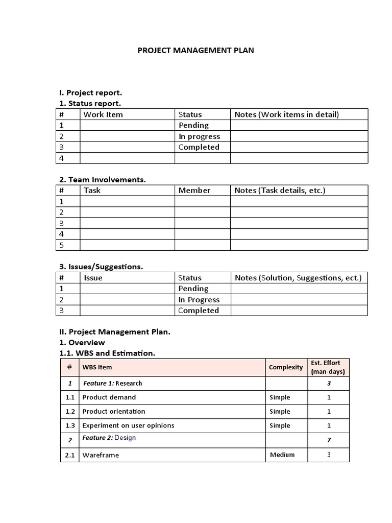 Project Management Plan Overview | PDF | Databases | Project Management