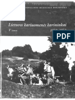 Lietuvos Kariuomenės Karininkai 1918-1953 (5 Tomas)