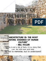 History of Architecture and Culture