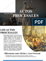 Actos Procesales - Teoria General Del Proceso