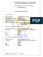 Iloo Investimentos Ltda Epp: Client Information Sheet