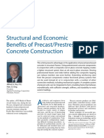 Structural and Economic Benefits of Precast Prestressed Concrete Construction