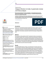 Dengue Infection in India: A Systematic Review and Meta-Analysis