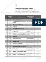List of Documents ISO 27001 Documentation Toolkit en