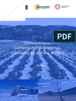 Escenarios climáticos - Cambios en los extremos climaticos en el Peru al 2050 - 2021