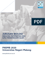 PKKMB UM 2020 FMIPA Suplemen Pengenalan Jurusan Biologi