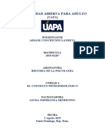 Historia de la Psicologia Unidad 4 UAPA