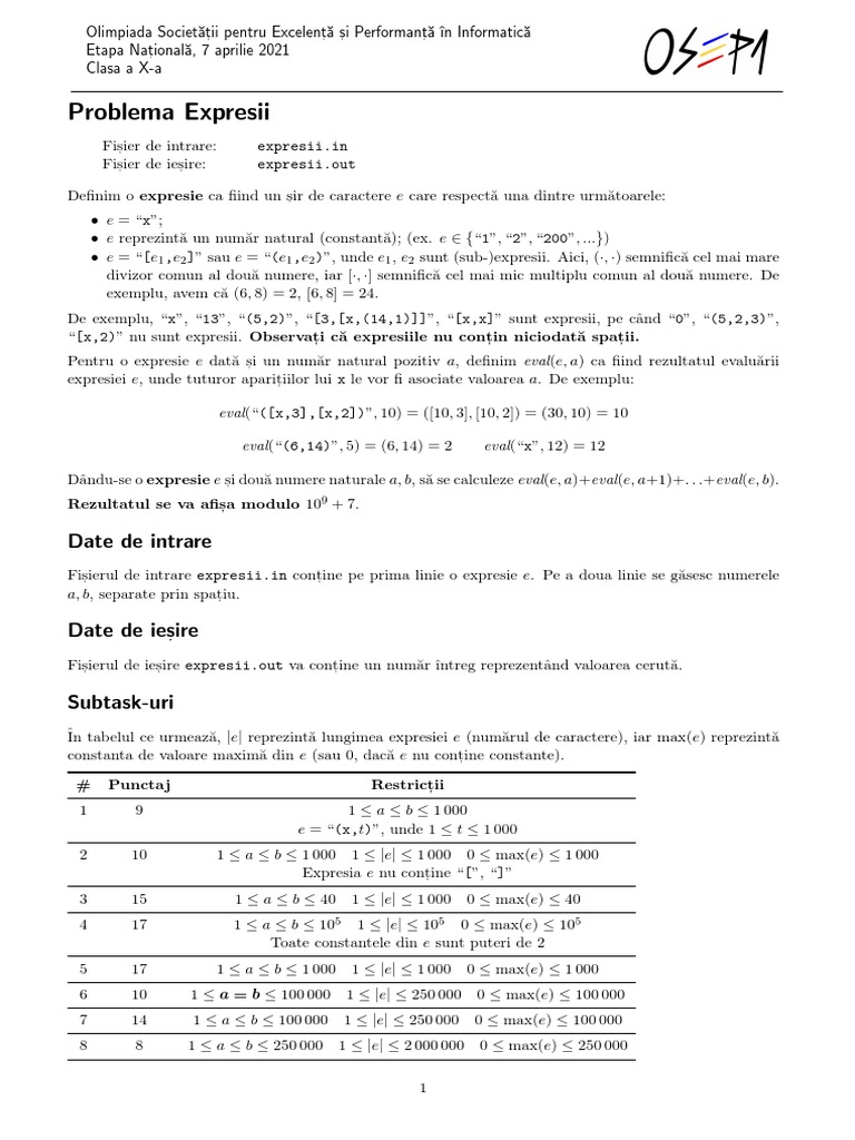 Expresii | PDF