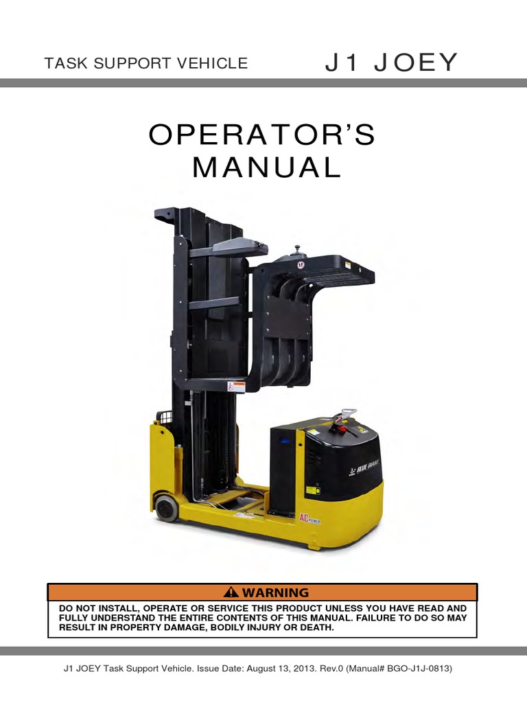J1 Joey Operator PDF
