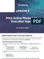 Price Action Manipulation Execution Signals