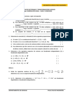 Matemática básica para ingeniería: espacios vectoriales y combinaciones lineales